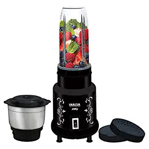 INALSA Nutri Mixer - Jiffy| Grinder & Blender | Powerful 400W Motor | 2 Speed | Unbreakable Blender Jar | Stainless steel | SS Blades | Multipurpose Jar| Made in India | 1 year Warranty | Black INALSA Nutri Mixer - Jiffy| Grinder & Blender | Powerful 400W Motor | 2 Speed | Unbreakable Blender Jar | Stainless steel | SS Blades | Multipurpose Jar| Made in India | 1 year Warranty | Black